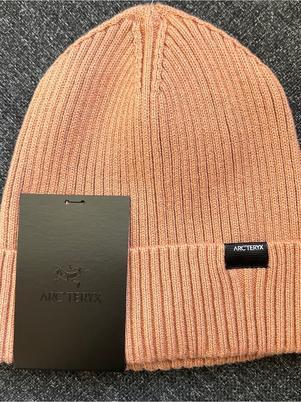 Arc'teryx Rib Knit Beanie in Peach